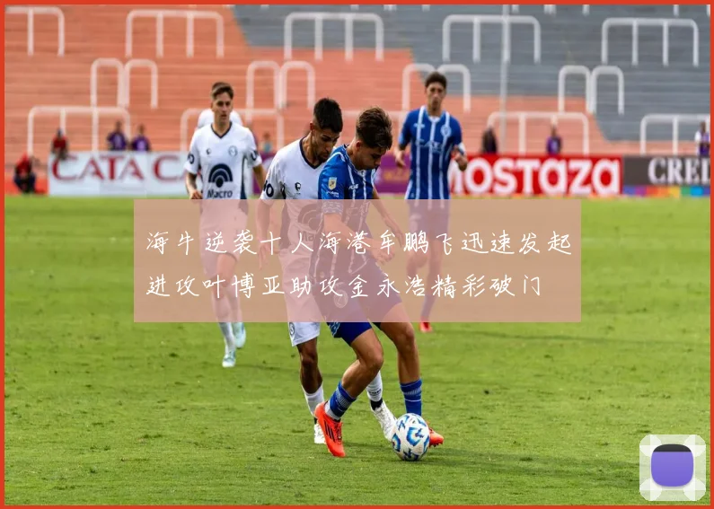 海牛逆袭十人海港牟鹏飞迅速发起进攻叶博亚助攻金永浩精彩破门